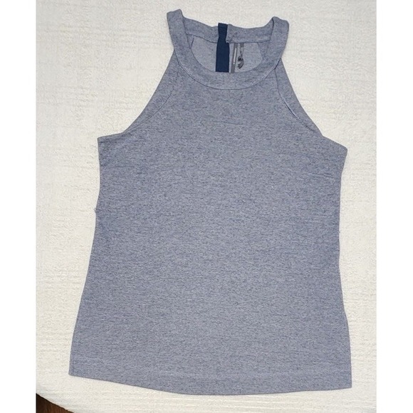 Anthropologie Tops - Anthropologie Postmark Textured Tank Womens SZ L Casual Boho Blue